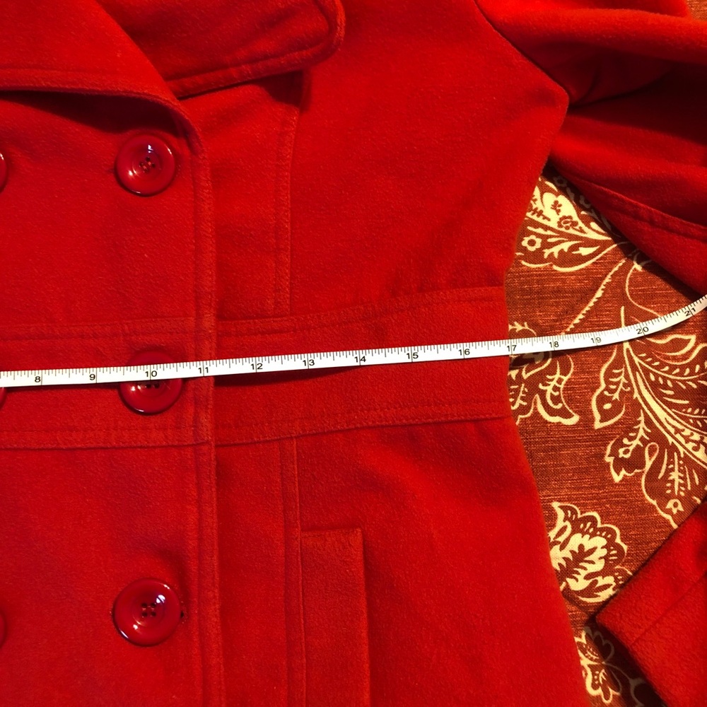Forever 21 RED Peacoat, L - Picture 9 of 11